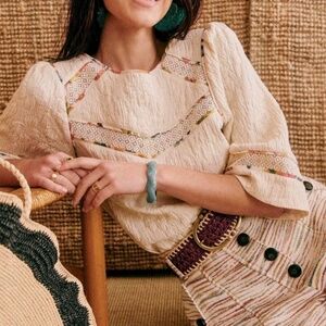 Sezane Natalia Blouse Size 2 (FR34)